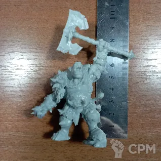 Описание картинки Grimgor Ironhide/Гримгор Железношкурый от Valder по цене 500руб | Свободный Рынок Миниатюр - СРМ