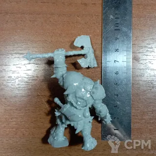 Описание картинки Grimgor Ironhide/Гримгор Железношкурый от Valder по цене 500руб | Свободный Рынок Миниатюр - СРМ
