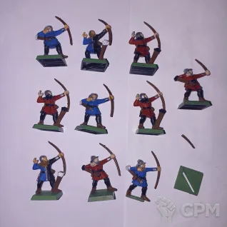 Описание картинки Бретонские лучники от Red Ember по цене 2 300руб | Свободный Рынок Миниатюр - СРМ