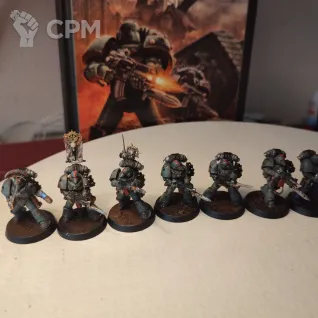 Описание картинки Sons of Horus MK-VI Tactical squad от A.Kostikov по цене 3 000руб | Свободный Рынок Миниатюр - СРМ