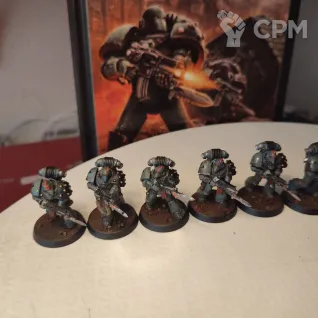 Описание картинки Sons of Horus MK-VI Tactical squad от A.Kostikov по цене 3 000руб | Свободный Рынок Миниатюр - СРМ