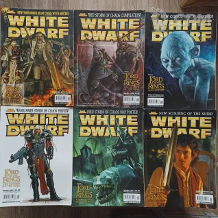 Описание картинки Выпуски Белого Гнома (UK White Dwarf) за 2002 - 2006 годы от Red Ember по цене 1 500руб | Свободный Рынок Миниатюр - СРМ