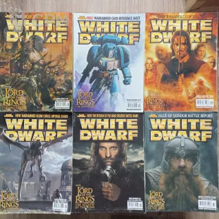 Описание картинки Выпуски Белого Гнома (UK) за 2002 - 2006 годы от Red Ember по цене 1 500руб | Свободный Рынок Миниатюр - СРМ