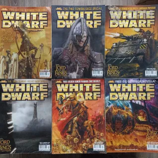 Описание картинки Выпуски Белого Гнома (UK White Dwarf) за 2002 - 2006 годы от Red Ember по цене 1 500руб | Свободный Рынок Миниатюр - СРМ
