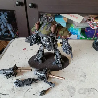Описание картинки Chaos Knight of Nurgle от zapadlo1395 по цене 4 500руб | Свободный Рынок Миниатюр - СРМ