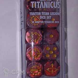 Описание картинки Adeptus Titanicus Dice от Red Ember по цене 6 000руб | Свободный Рынок Миниатюр - СРМ