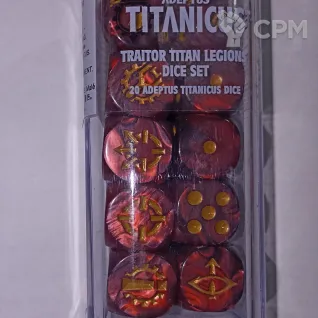 Описание картинки Adeptus Titanicus Dice от Red Ember по цене 6 000руб | Свободный Рынок Миниатюр - СРМ