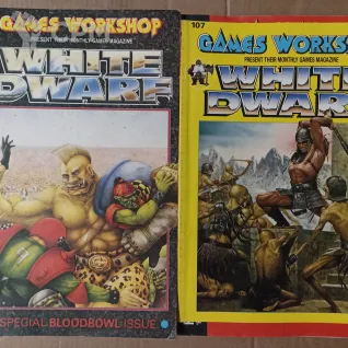 Описание картинки White Dwarf (UK), старые номера Белого Гнома от Red Ember по цене 3 000руб | Свободный Рынок Миниатюр - СРМ