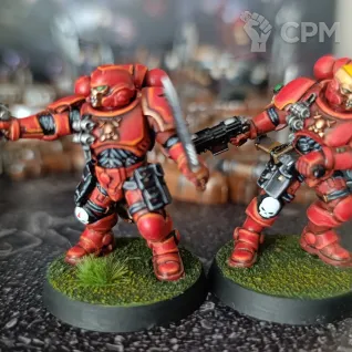 Описание картинки Primaris Reivers (Blood Angels) от Nazgul of Mordovia по цене 4 000руб | Свободный Рынок Миниатюр - СРМ