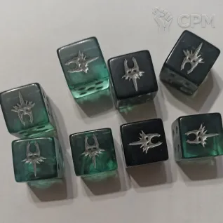 Описание картинки Angmar Dice Set / кубы Ангмара от Red Ember по цене 3 000руб | Свободный Рынок Миниатюр - СРМ