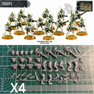 Описание картинки Eldar Guardian Squad (16; 1999) от Stark Foundry по цене 3 325руб | Свободный Рынок Миниатюр - СРМ