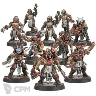 Описание картинки Corpse Grinder Cult 10 моделей + базы от WastelandMiniatures по цене 1 200руб | Свободный Рынок Миниатюр - СРМ