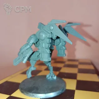 Описание картинки Commander In Coldstar Battlesuit от Kirumo по цене 2 000руб | Свободный Рынок Миниатюр - СРМ