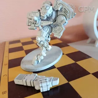 Описание картинки Ghostkeel Battlesuit от Kirumo по цене 3 000руб | Свободный Рынок Миниатюр - СРМ