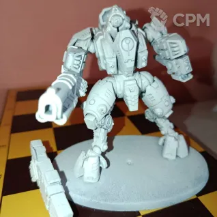 Описание картинки Ghostkeel Battlesuit от Kirumo по цене 3 000руб | Свободный Рынок Миниатюр - СРМ