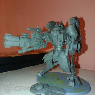 Описание картинки Riptide Battlesuit от Kirumo по цене 1 500руб | Свободный Рынок Миниатюр - СРМ