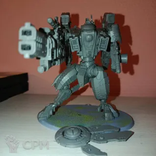 Описание картинки Riptide Battlesuit от Kirumo по цене 1 500руб | Свободный Рынок Миниатюр - СРМ