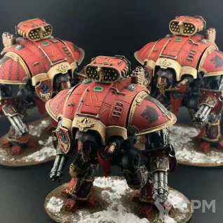 Описание картинки Армия Chaos Knights от Kisinamorda по цене 160 000руб | Свободный Рынок Миниатюр - СРМ