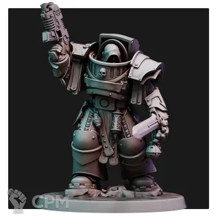 Описание картинки Cataphractii Terminators от Печатный подвальчик по цене 1 400руб | Свободный Рынок Миниатюр - СРМ