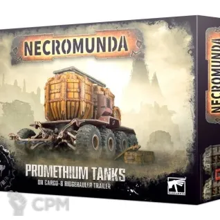 Описание картинки Necromunda: Promethium Tanks On Cargo-8 Trailer от LifeIsNow по цене 6 390руб | Свободный Рынок Миниатюр - СРМ