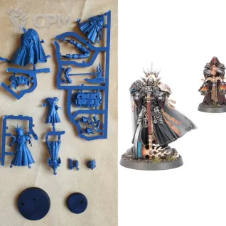 Описание картинки Lord-Terminos with 1x Memorian от aldger по цене 1 200руб | Свободный Рынок Миниатюр - СРМ