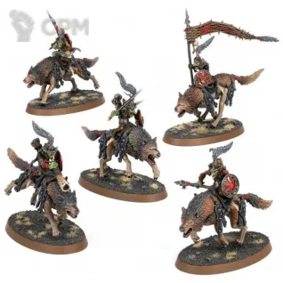 Описание картинки Gloomspite Gitz Snarlfang Riders от MiniaturesFAN по цене 6 595руб | Свободный Рынок Миниатюр - СРМ