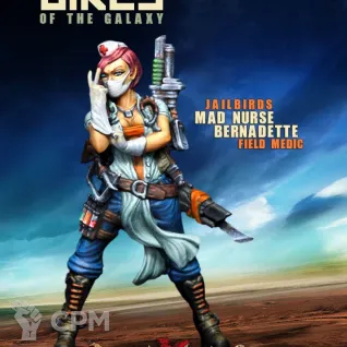 Описание картинки Mad Nurse Bernadette - Raging Heroes от Aristocrat по цене 280руб | Свободный Рынок Миниатюр - СРМ