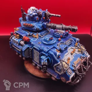 Описание картинки Warhammer 40k — Gladiator / Impulsor Ultramarines, все закачки, покрас, SLA №2 от Жидкий Пират по цене 8 500руб | Свободный Рынок Миниатюр - СРМ