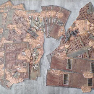 Описание картинки Футпринты (подложки) руины 2.0 (11ed Warhammer 40000 layout) от МастерскаяПодземелий по цене 2 400руб | Свободный Рынок Миниатюр - СРМ