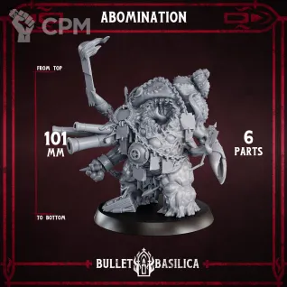 Описание картинки Abomination от Manufactorum76 по цене 3 500руб | Свободный Рынок Миниатюр - СРМ