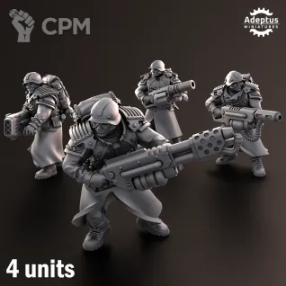 Описание картинки Special Weapons. Nightcloak Regiment. Imperial Guard от Manufactorum76 по цене 600руб | Свободный Рынок Миниатюр - СРМ