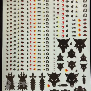 Описание картинки Transfer Sheet Space Wolves БРАК от ССП по цене 1 300руб | Свободный Рынок Миниатюр - СРМ