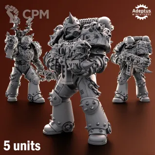 Описание картинки Blightgrown. Chaos Space Knights от Manufactorum76 по цене 1 500руб | Свободный Рынок Миниатюр - СРМ