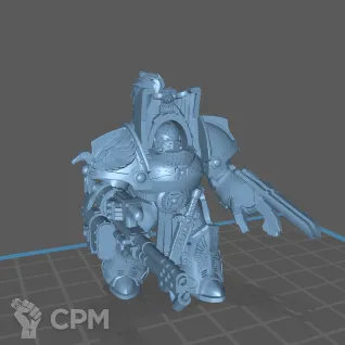 Описание картинки Legio Custodes Aquilon Terminators от Formosa Printing по цене 1 000руб | Свободный Рынок Миниатюр - СРМ