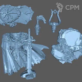 Описание картинки Urkhan the Dark Warden от Formosa Printing по цене 300руб | Свободный Рынок Миниатюр - СРМ