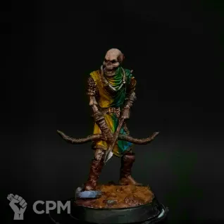 Описание картинки Скелет-лучник от  по цене 800руб | Свободный Рынок Миниатюр - СРМ