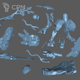 Описание картинки Commander Farsight от Formosa Printing по цене 700руб | Свободный Рынок Миниатюр - СРМ