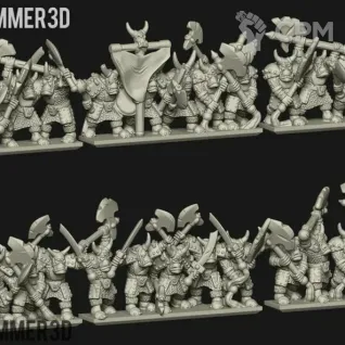 Описание картинки Black Orcs от MrMetalHorror по цене 1 600руб | Свободный Рынок Миниатюр - СРМ