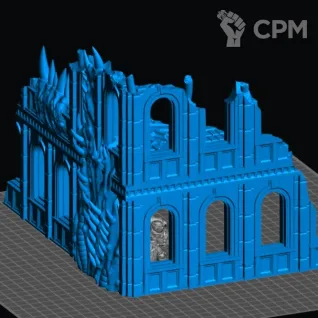 Описание картинки Miasma Corner Ruins 1 от Магазин Альфария по цене 800руб | Свободный Рынок Миниатюр - СРМ