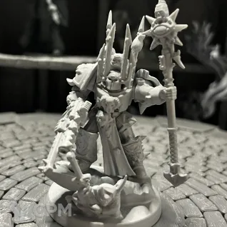 Описание картинки Sorcerer Lord in Terminator Armour от Houston Program по цене 300руб | Свободный Рынок Миниатюр - СРМ