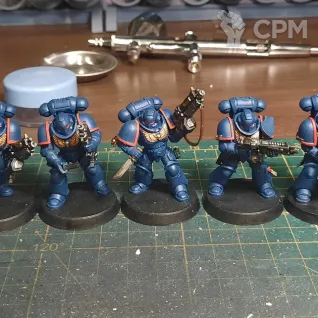 Описание картинки Ultramarines Primaris Intercessors от  по цене 2 000руб | Свободный Рынок Миниатюр - СРМ