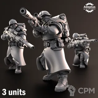 Описание картинки Snipers. Nightcloak Regiment. Imperial Guard от Manufactorum76 по цене 450руб | Свободный Рынок Миниатюр - СРМ