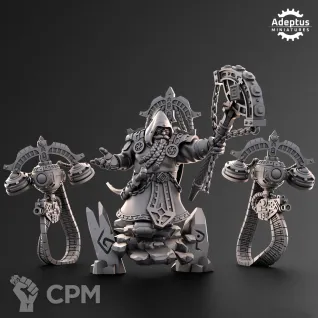 Описание картинки Rune-Seer. Dwarves от Manufactorum76 по цене 500руб | Свободный Рынок Миниатюр - СРМ