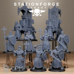 Описание картинки Thorncrest Priests от Manufactorum76 по цене 1 600руб | Свободный Рынок Миниатюр - СРМ