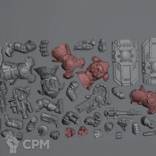 Описание картинки Necromunda Palanite Subjugator Patrol от Silver Pendulum по цене 680руб | Свободный Рынок Миниатюр - СРМ