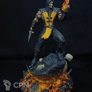 Описание картинки Скорпион Mortal Kombat от Н по цене 10 500руб | Свободный Рынок Миниатюр - СРМ