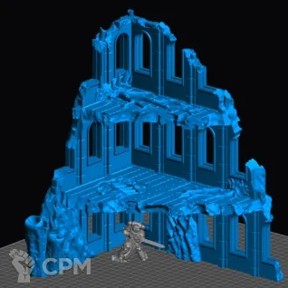 Описание картинки Miasma Corner Ruins 3 от Магазин Альфария по цене 1 200руб | Свободный Рынок Миниатюр - СРМ