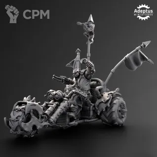 Описание картинки Roadboss Trike. Orks от Manufactorum76 по цене 2 500руб | Свободный Рынок Миниатюр - СРМ