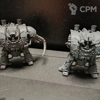 Описание картинки 2 Helbrute (Оригинал) комплектом от Rivein по цене 8 500руб | Свободный Рынок Миниатюр - СРМ