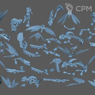 Описание картинки Kill Team: Vespid Stingwings от Formosa Printing по цене 1 200руб | Свободный Рынок Миниатюр - СРМ